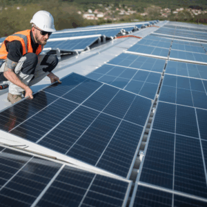 Panneaux photovoltaïques à Bédarieux