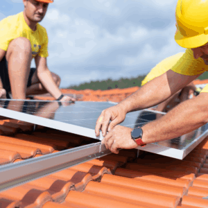 Panneaux photovoltaïques à Bédarieux